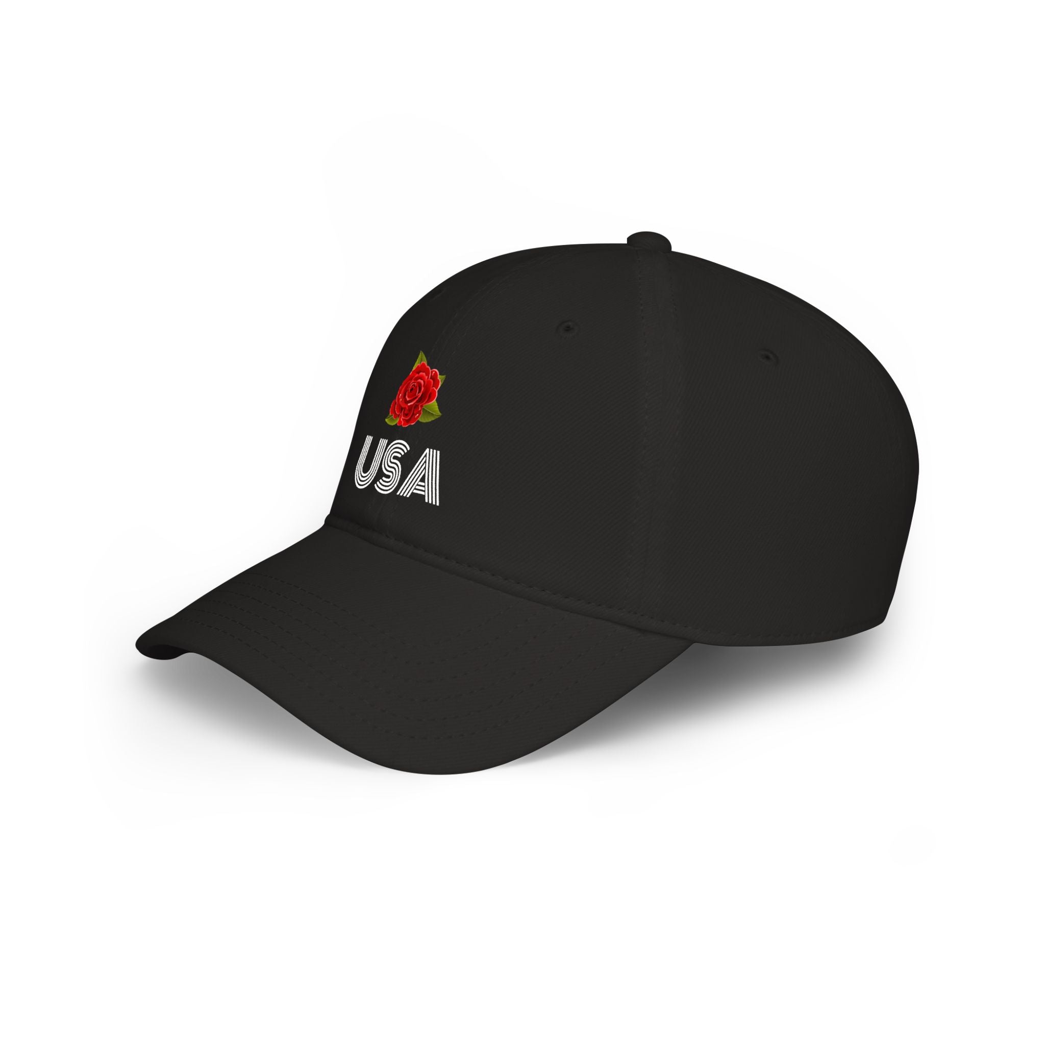 USA Rose Baseball Cap