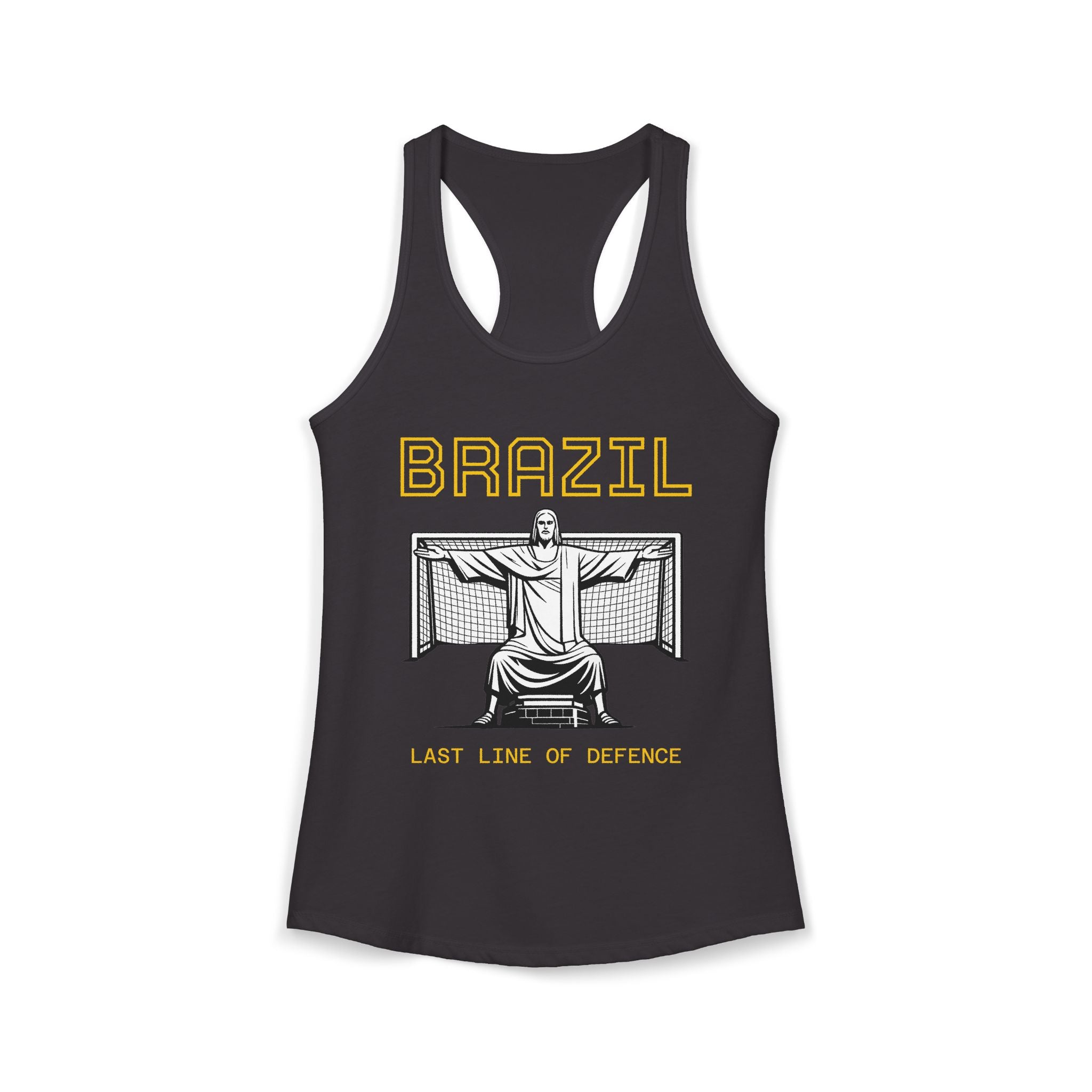 Brazil Christ the Redeemer Women's Racerback Tank