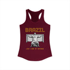 Brazil Christ the Redeemer Women's Racerback Tank