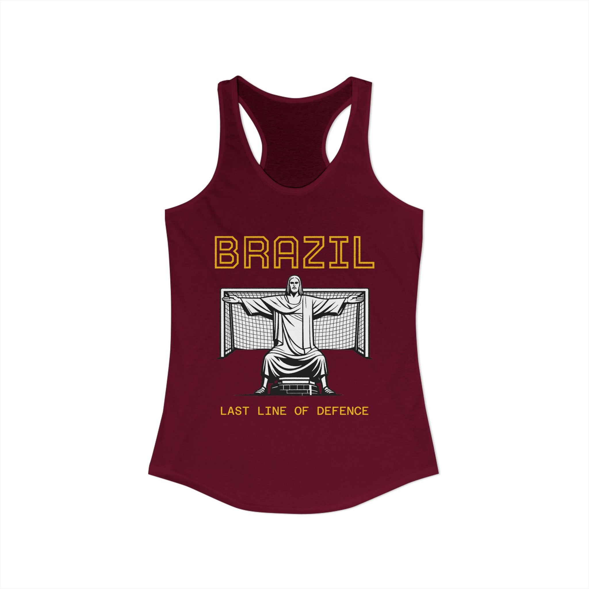 Brazil Christ the Redeemer Women's Racerback Tank