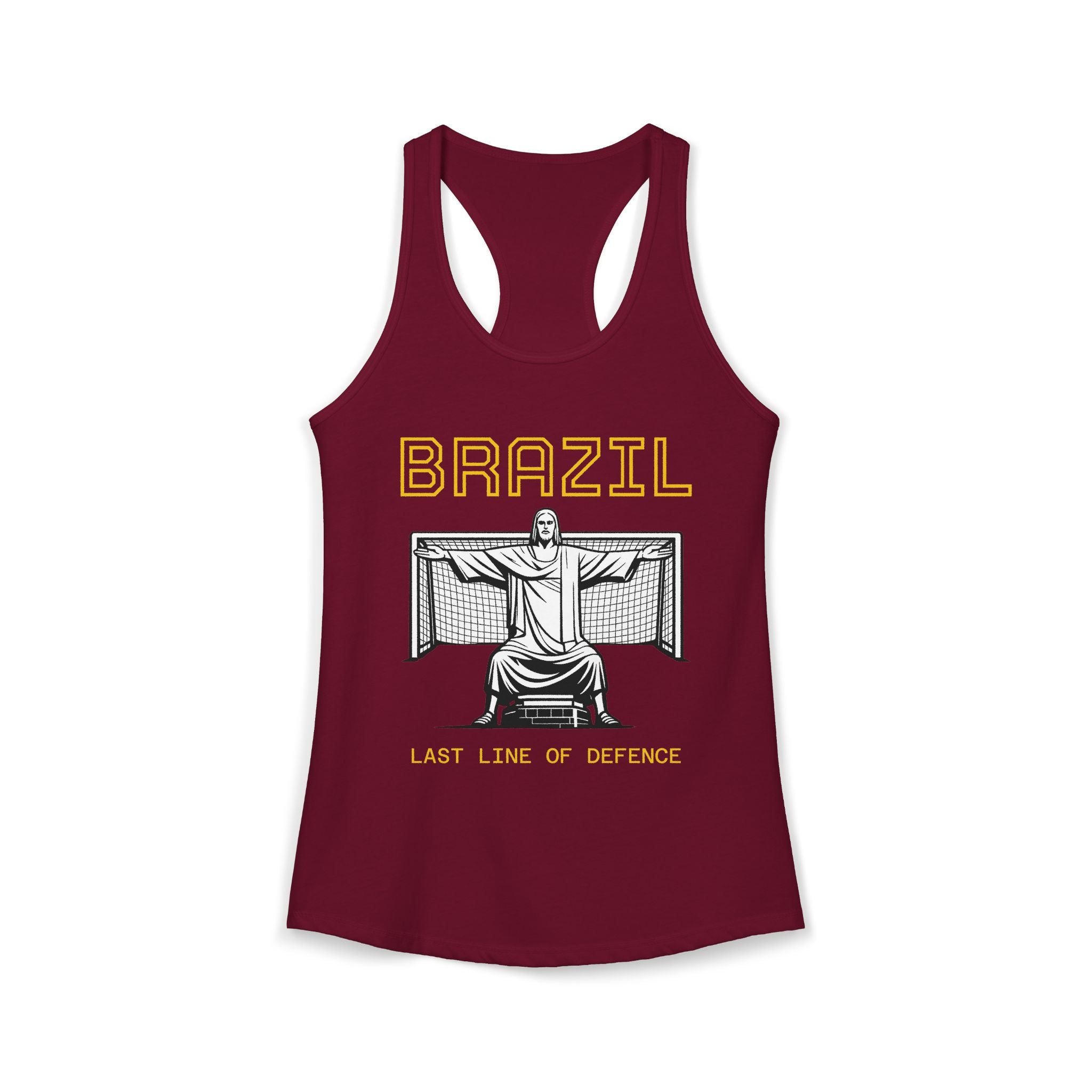 Brazil Christ the Redeemer Women's Racerback Tank