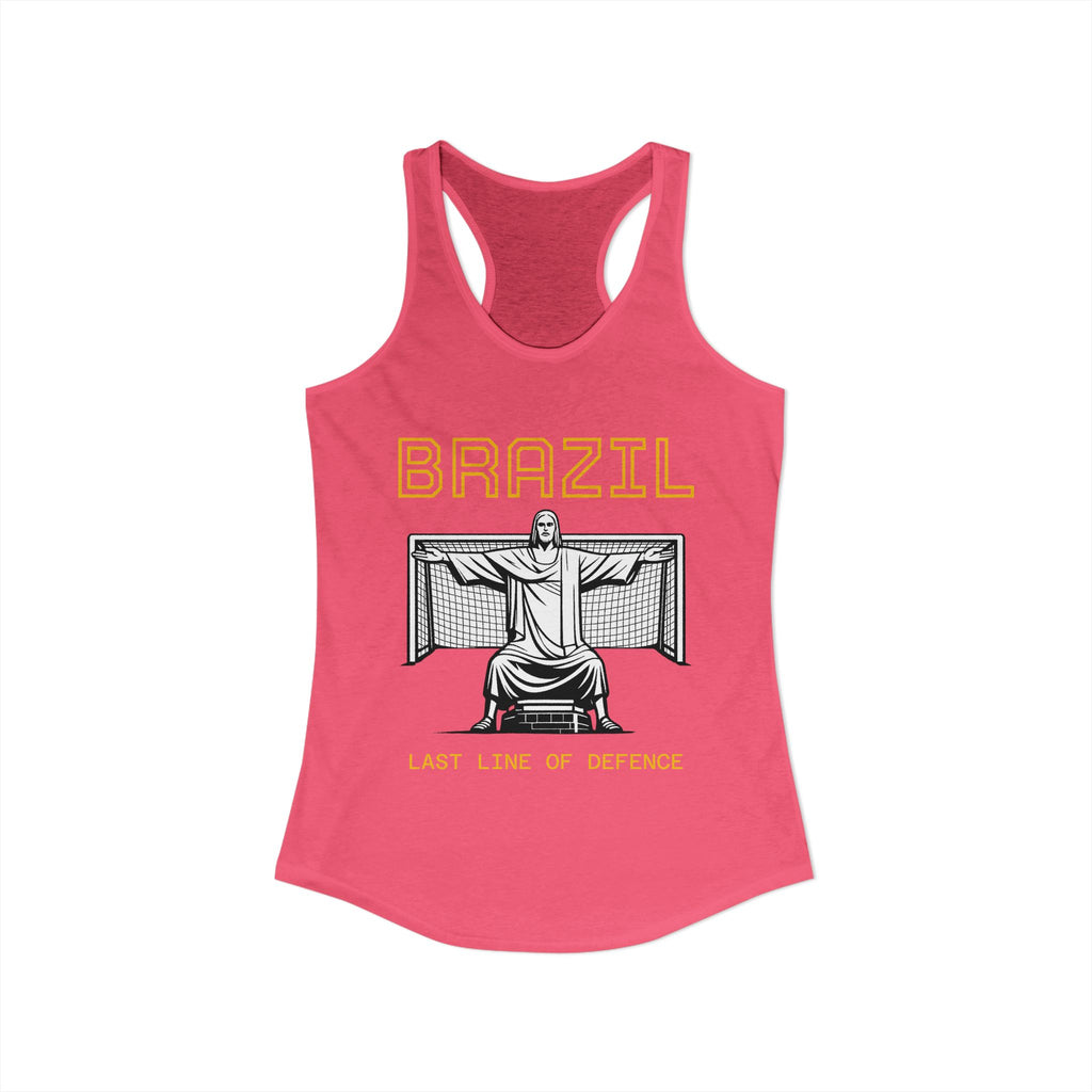 Brazil Christ the Redeemer Women's Racerback Tank