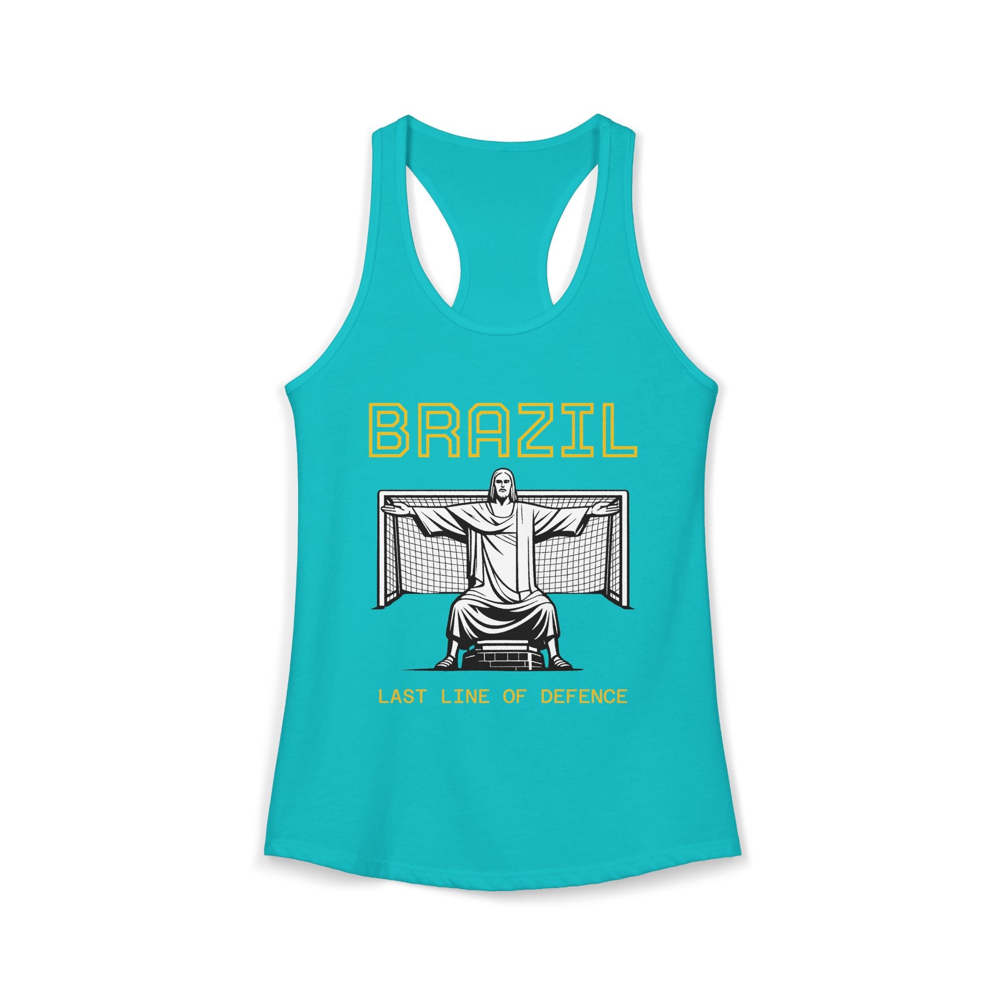 Brazil Christ the Redeemer Women's Racerback Tank