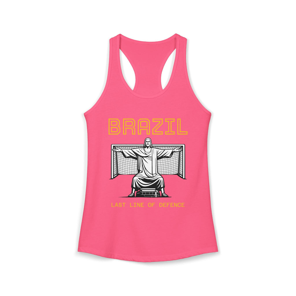 Brazil Christ the Redeemer Women's Racerback Tank