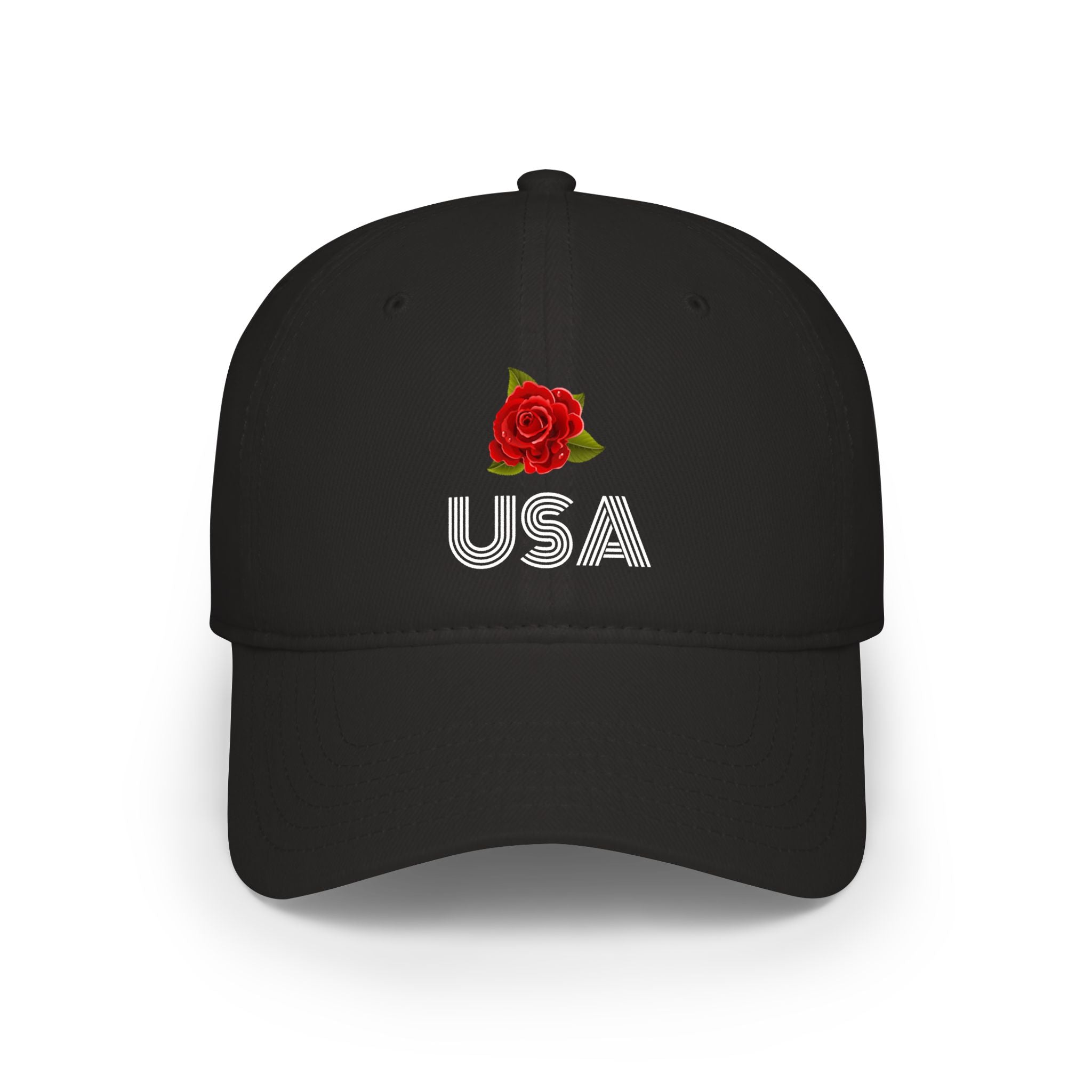USA Rose Baseball Cap