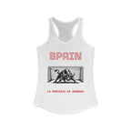 Spain Bull Women's Racerback Tank
