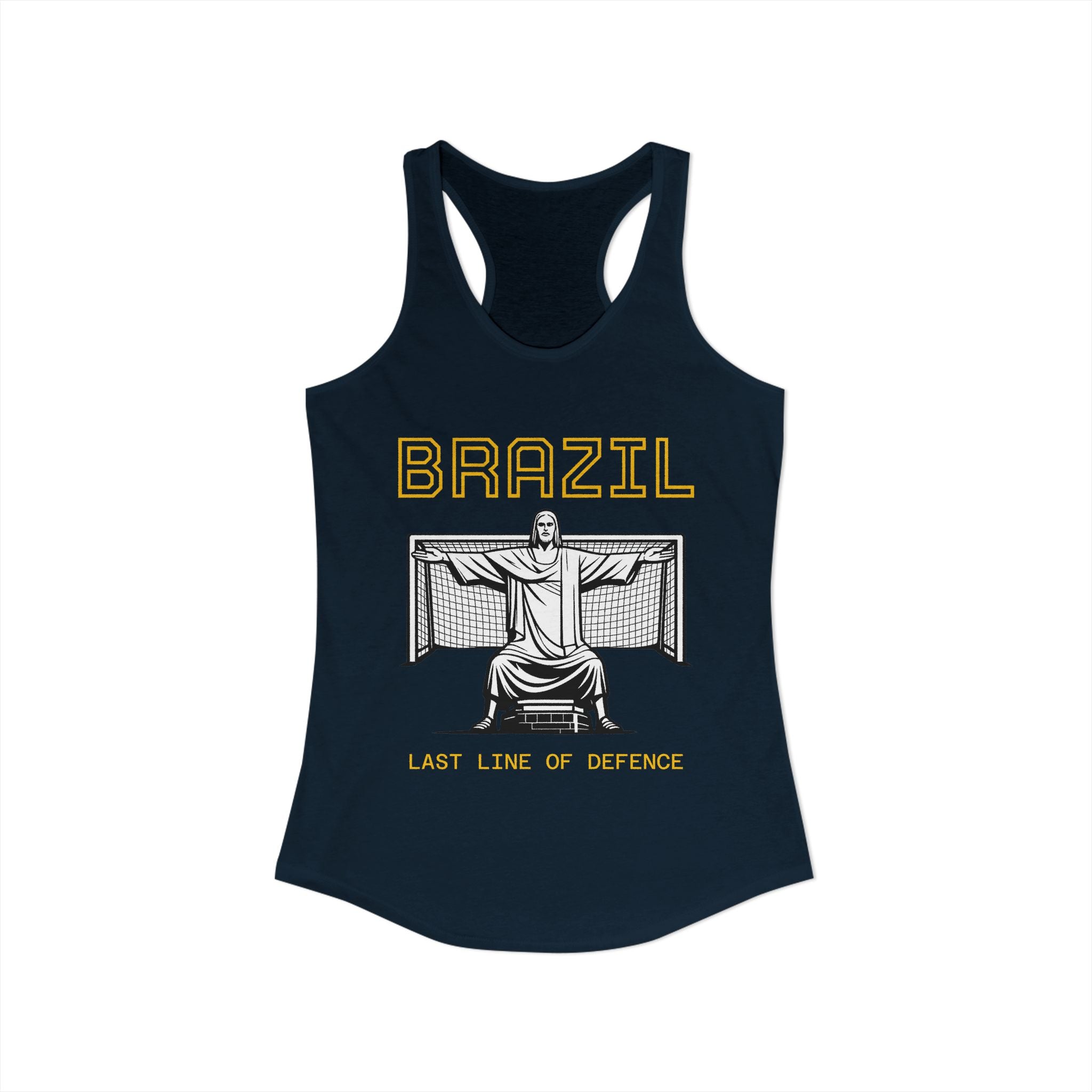 Brazil Christ the Redeemer Women's Racerback Tank