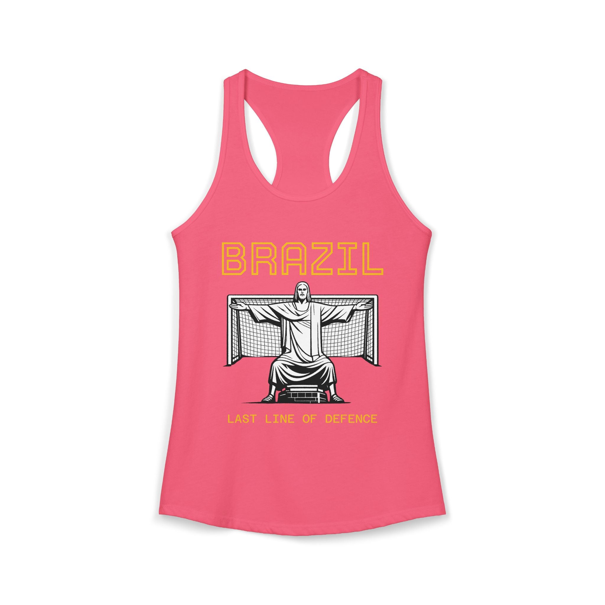 Brazil Christ the Redeemer Women's Racerback Tank