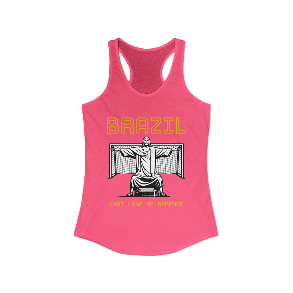 Brazil Christ the Redeemer Women's Racerback Tank