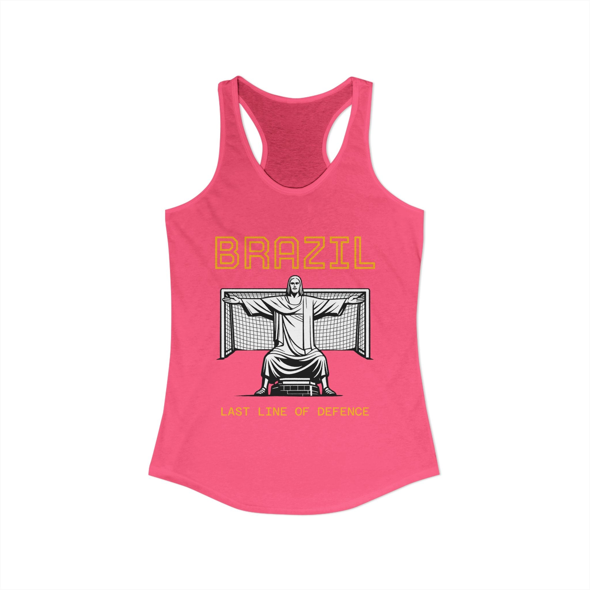 Brazil Christ the Redeemer Women's Racerback Tank