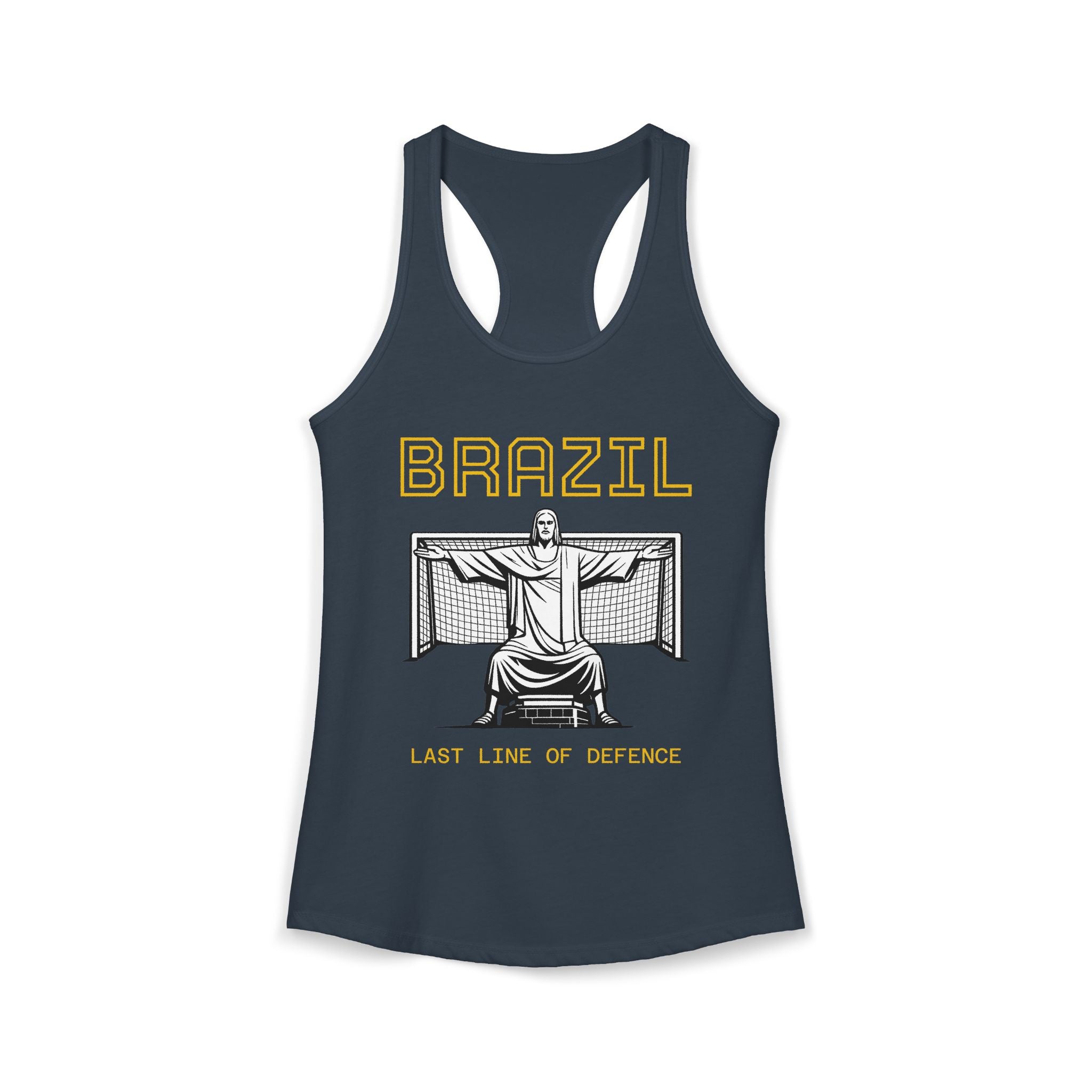 Brazil Christ the Redeemer Women's Racerback Tank
