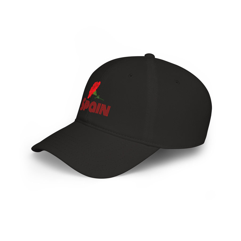 Spain Red Carnation Baseball Cap