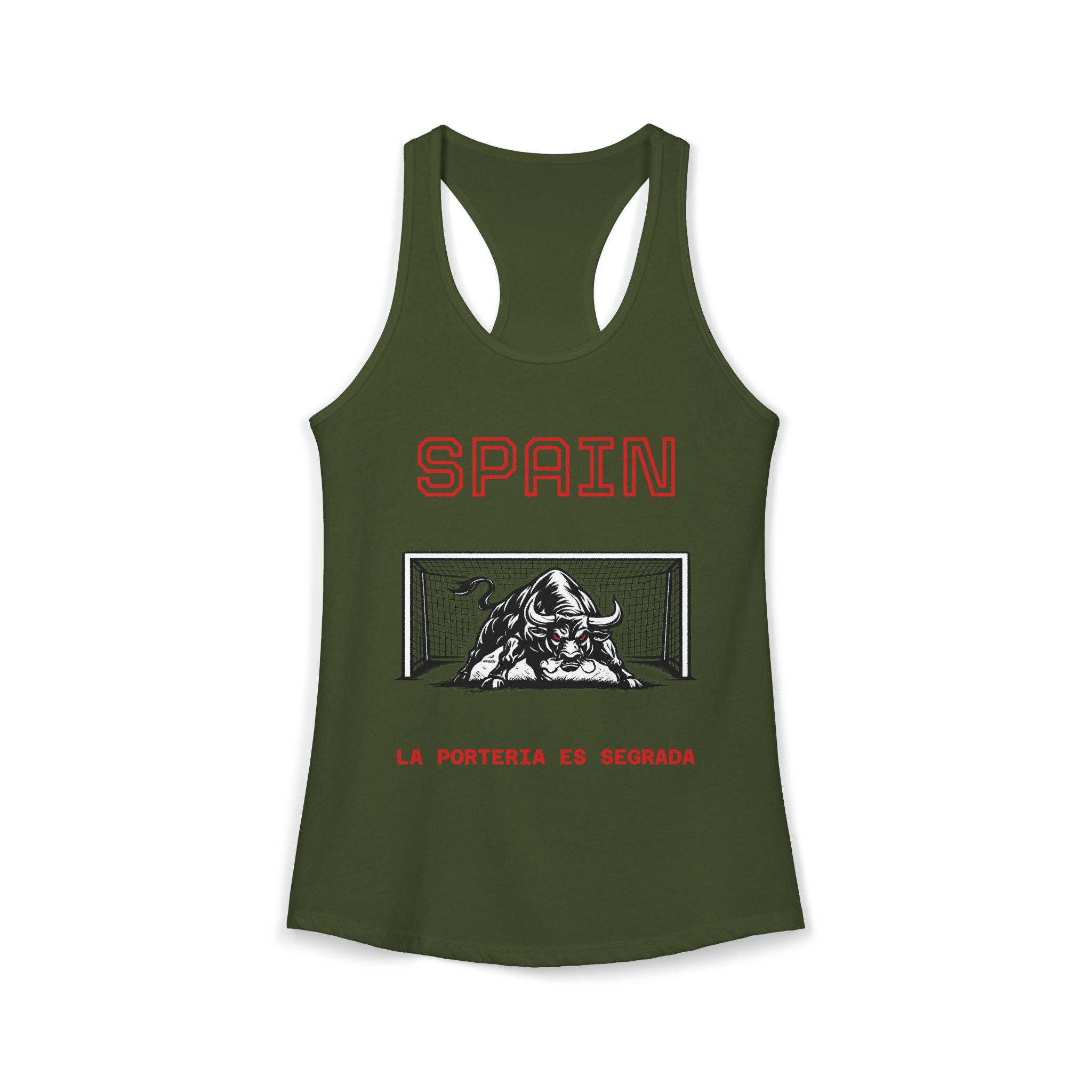 Spain Bull Women's Racerback Tank
