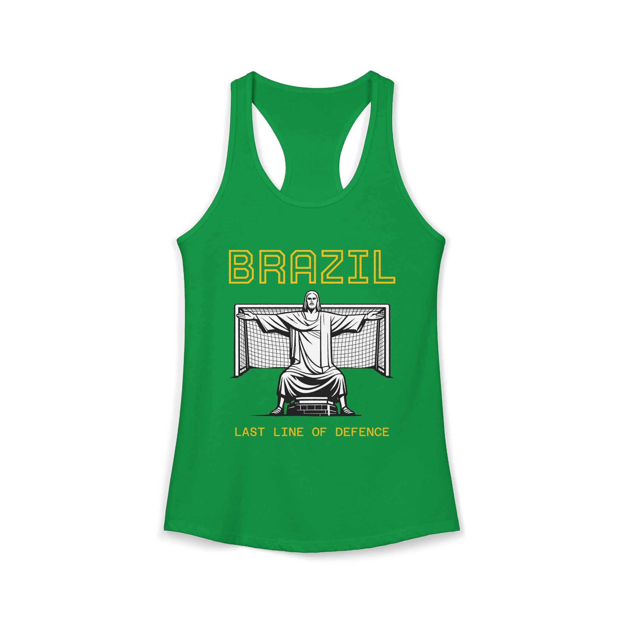 Brazil Christ the Redeemer Women's Racerback Tank
