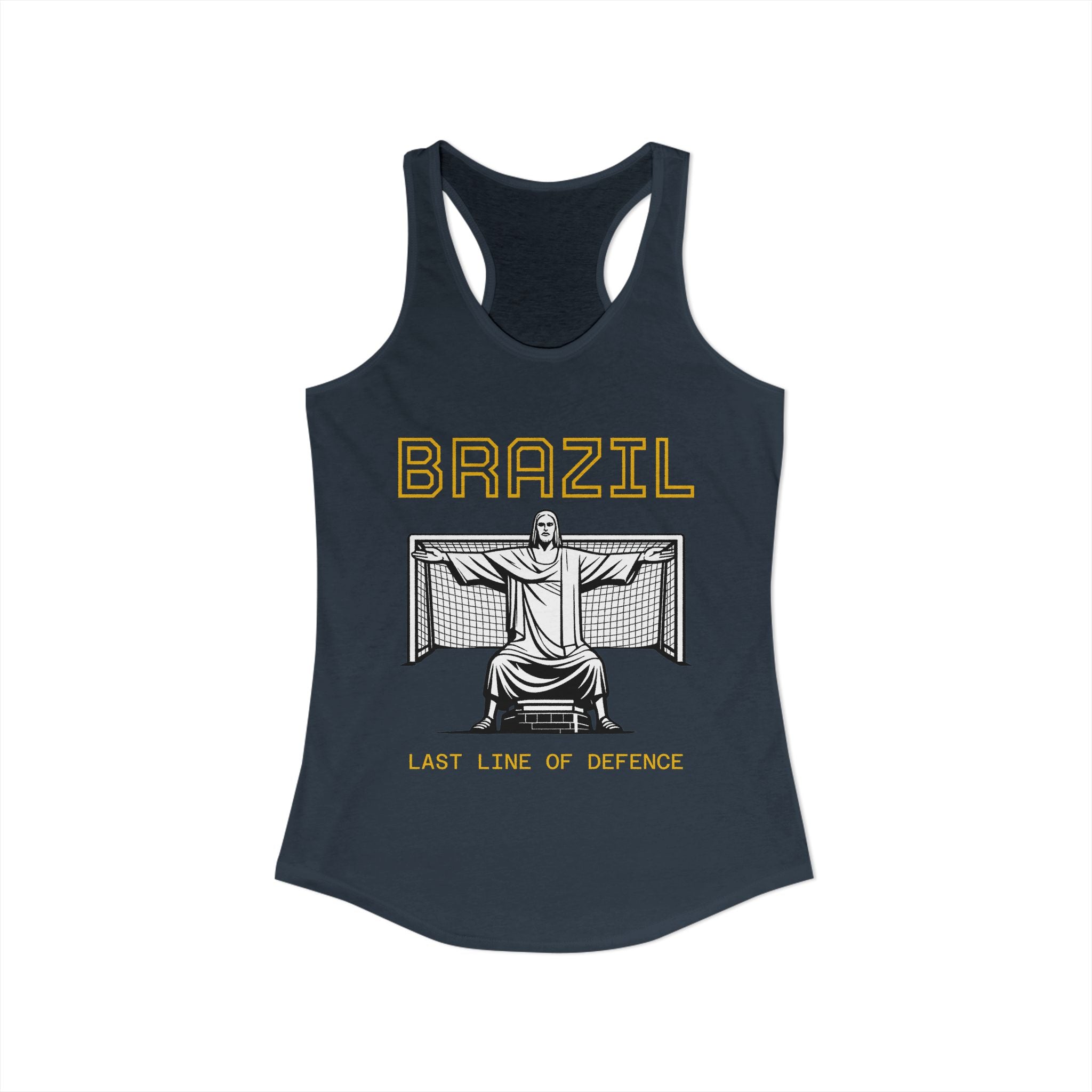 Brazil Christ the Redeemer Women's Racerback Tank