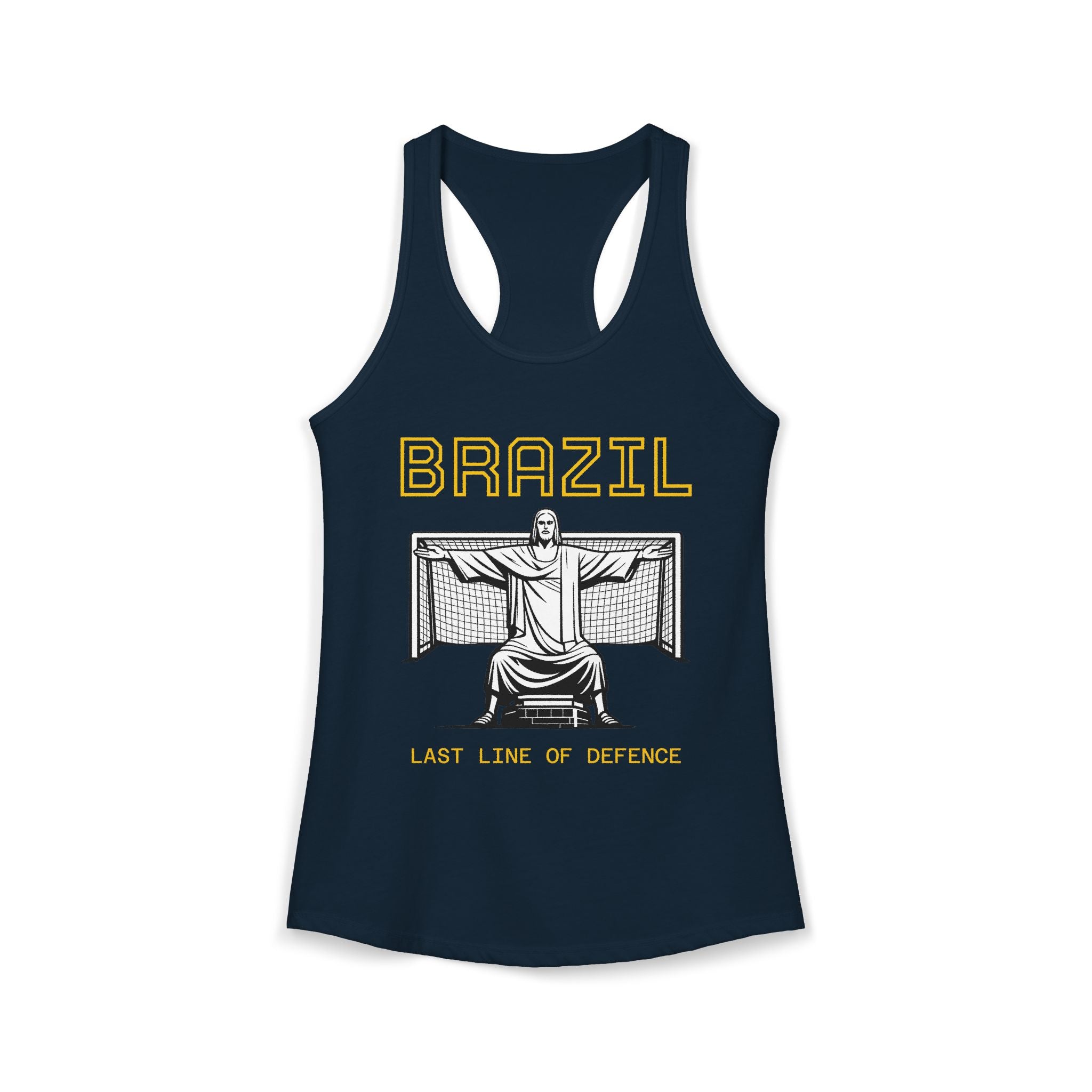Brazil Christ the Redeemer Women's Racerback Tank