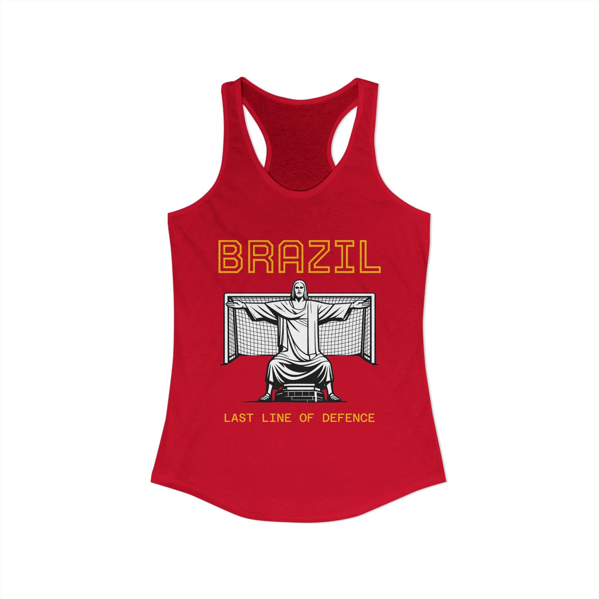 Brazil Christ the Redeemer Women's Racerback Tank