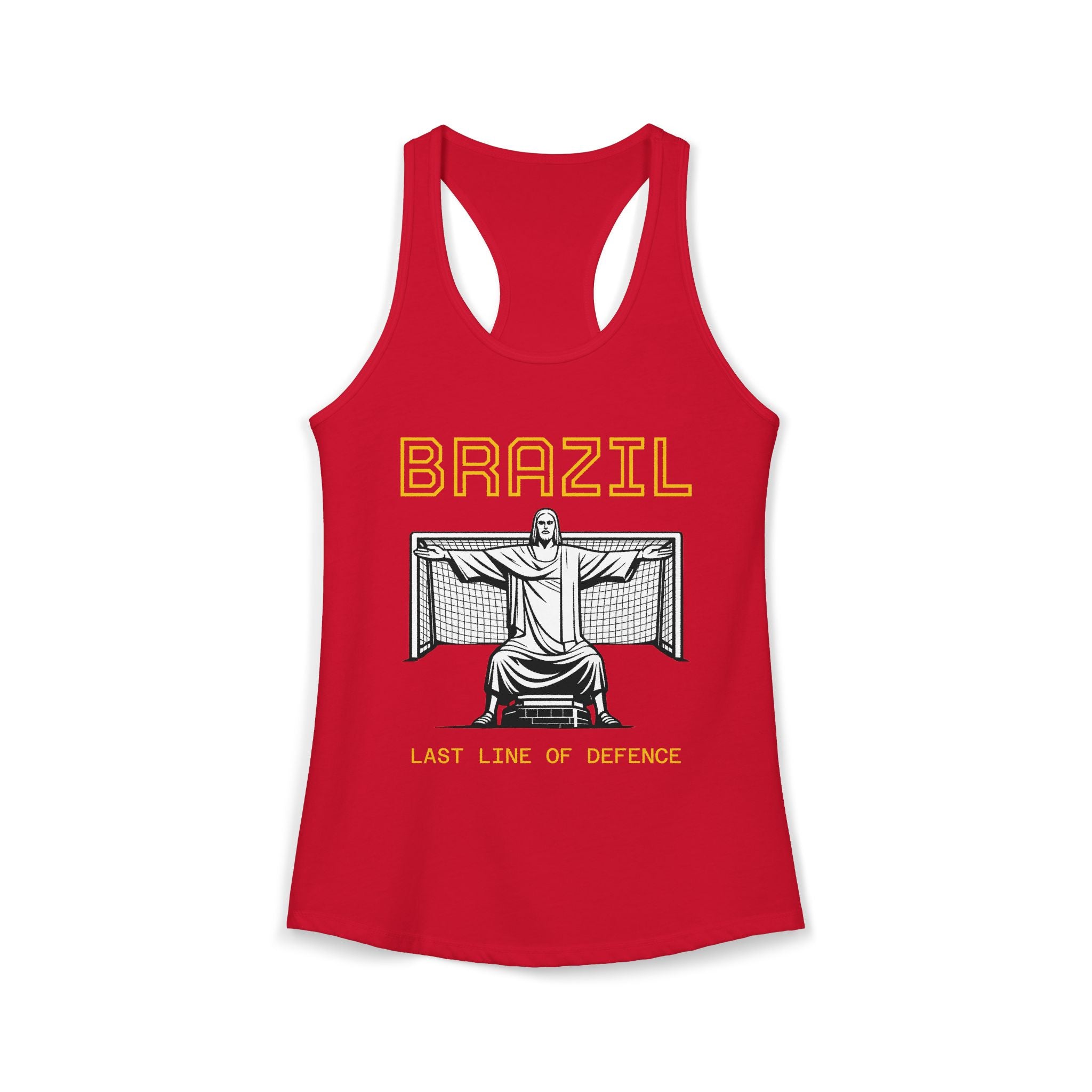 Brazil Christ the Redeemer Women's Racerback Tank