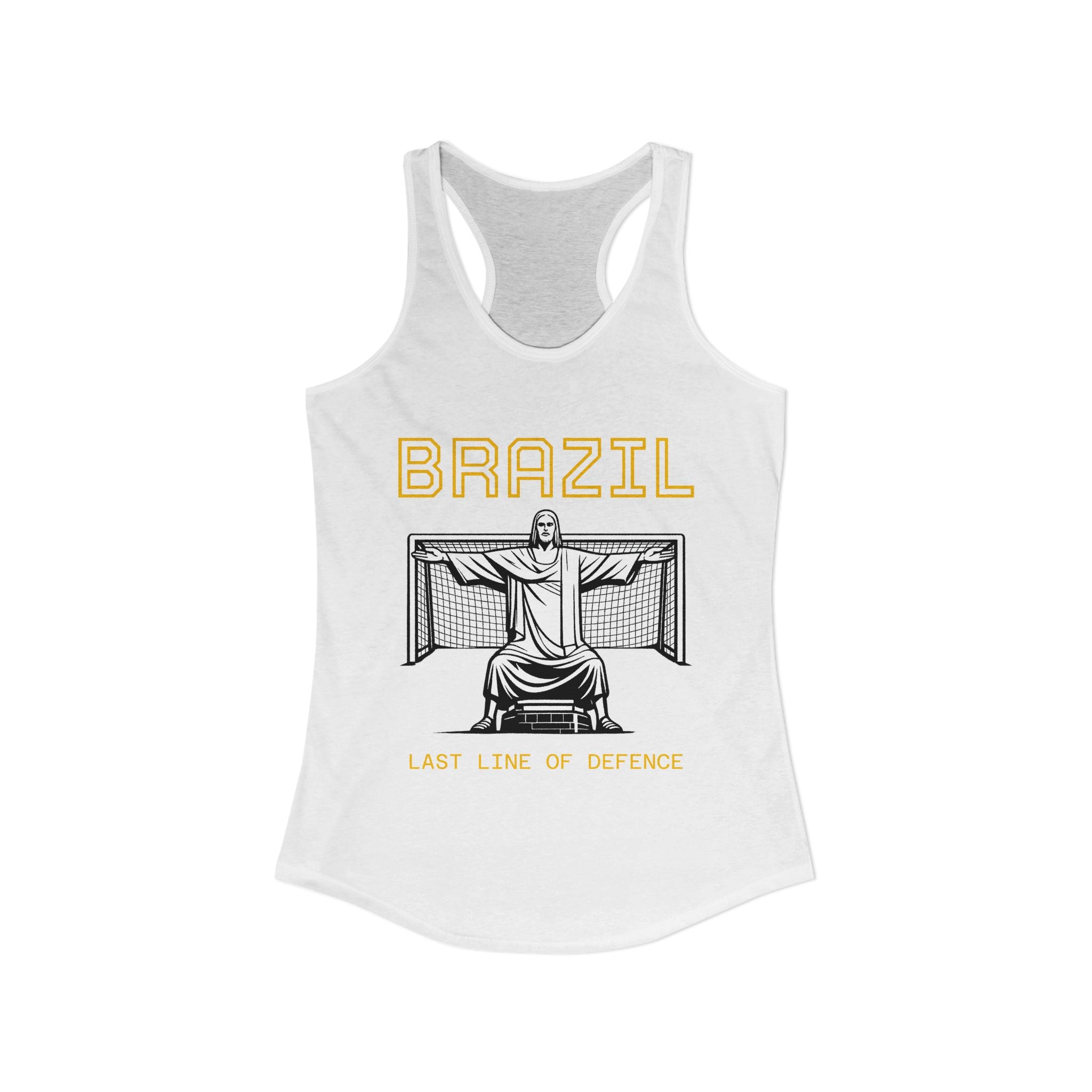 Brazil Christ the Redeemer Women's Racerback Tank