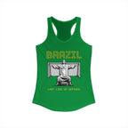 Brazil Christ the Redeemer Women's Racerback Tank