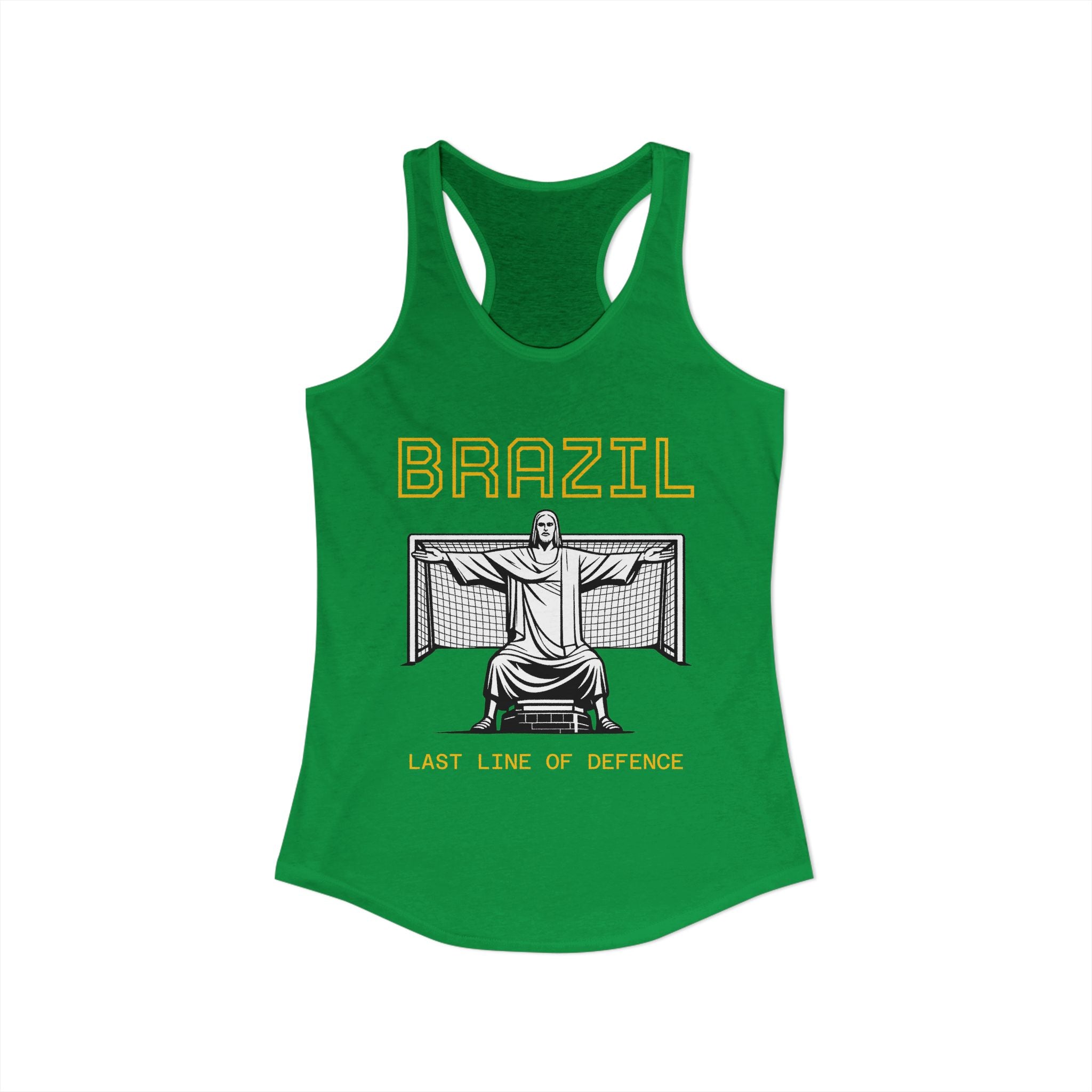 Brazil Christ the Redeemer Women's Racerback Tank