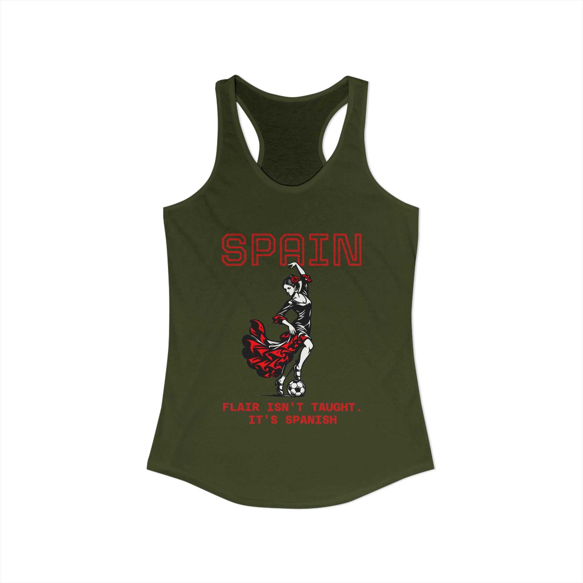 Spain Flamenco Women's Racerback Tank