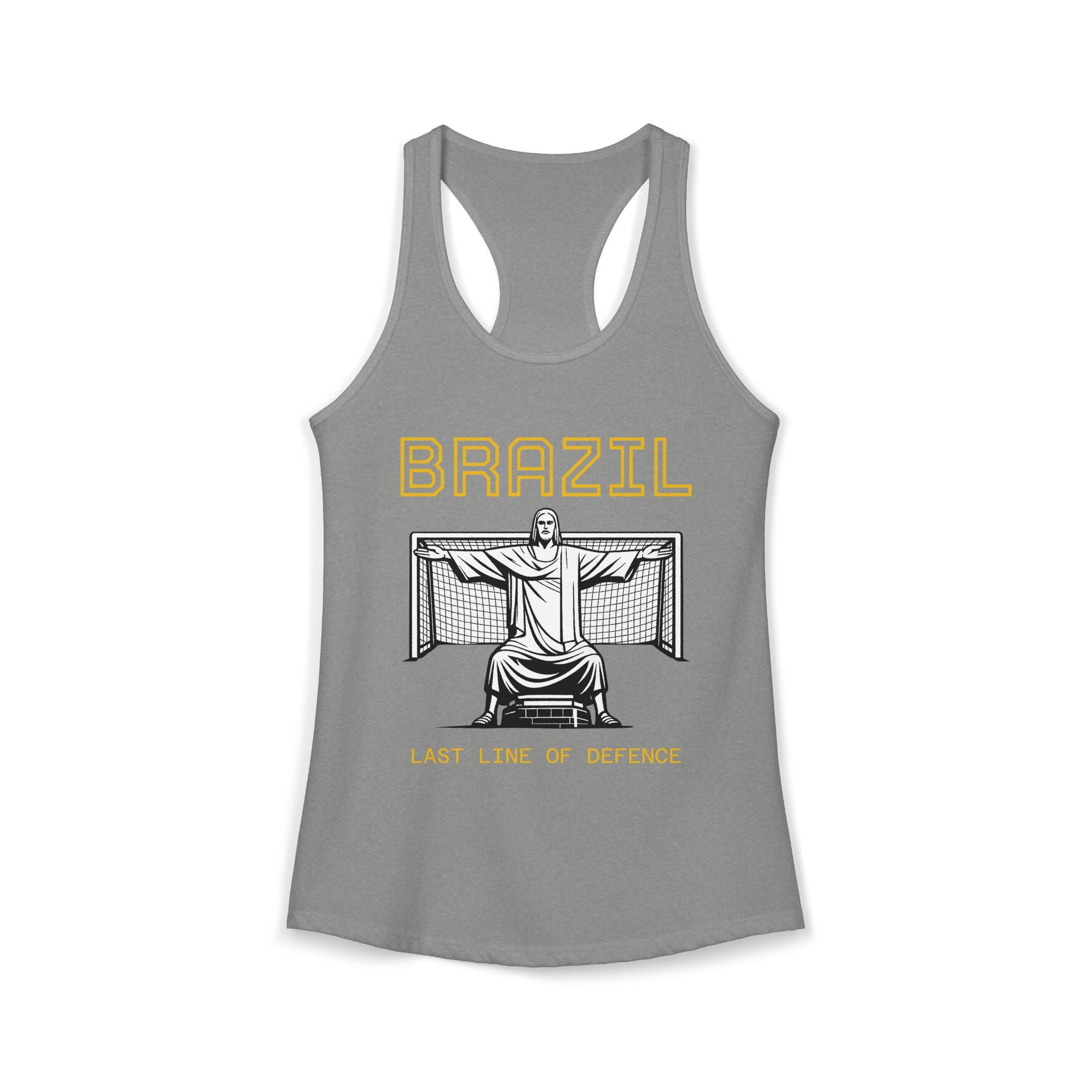 Brazil Christ the Redeemer Women's Racerback Tank
