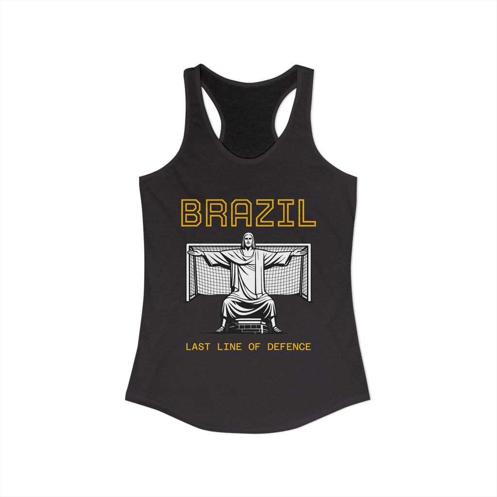 Brazil Christ the Redeemer Women's Racerback Tank