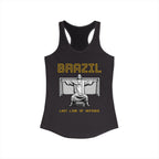 Brazil Christ the Redeemer Women's Racerback Tank