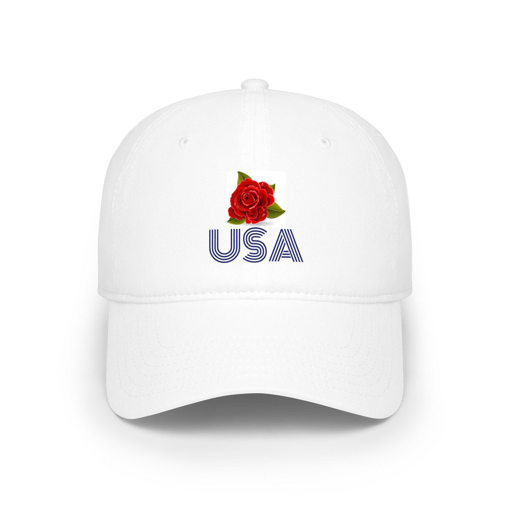 USA Rose Baseball Cap