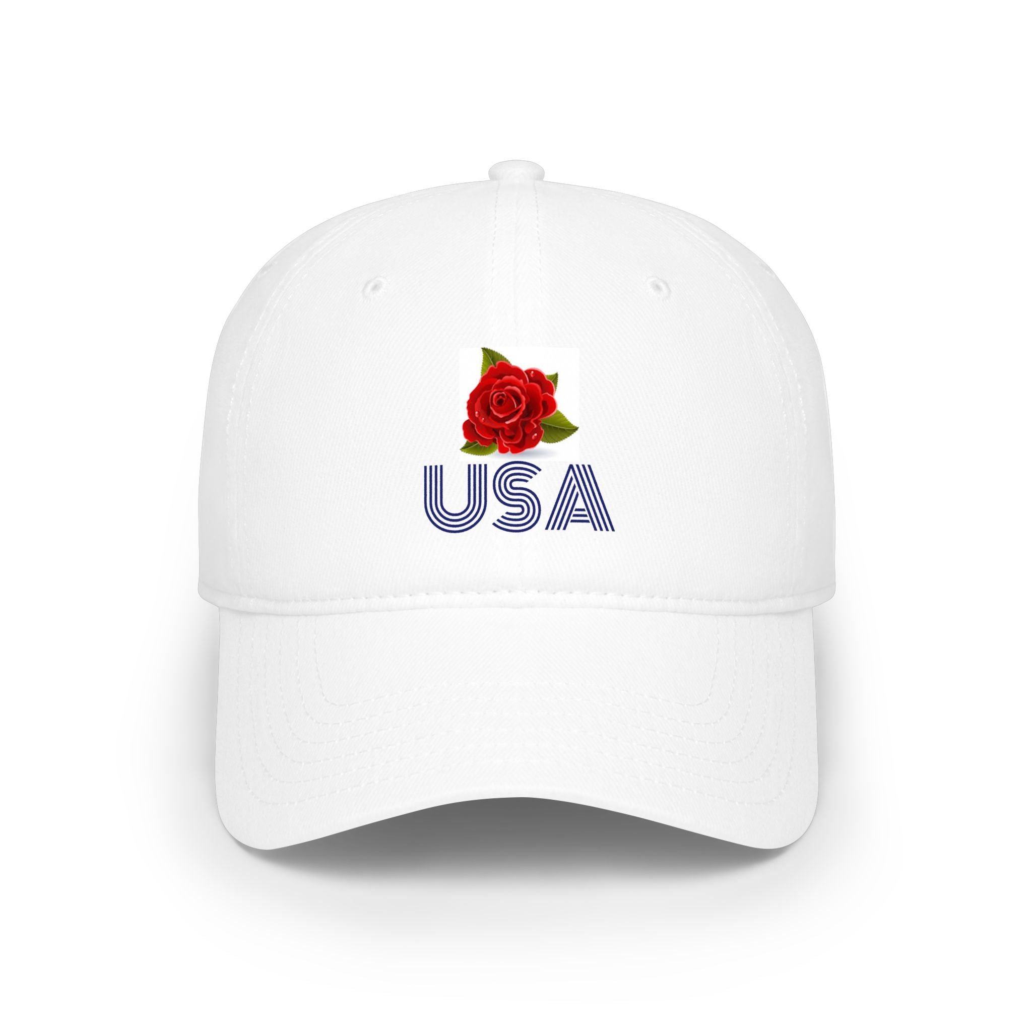 USA Rose Baseball Cap