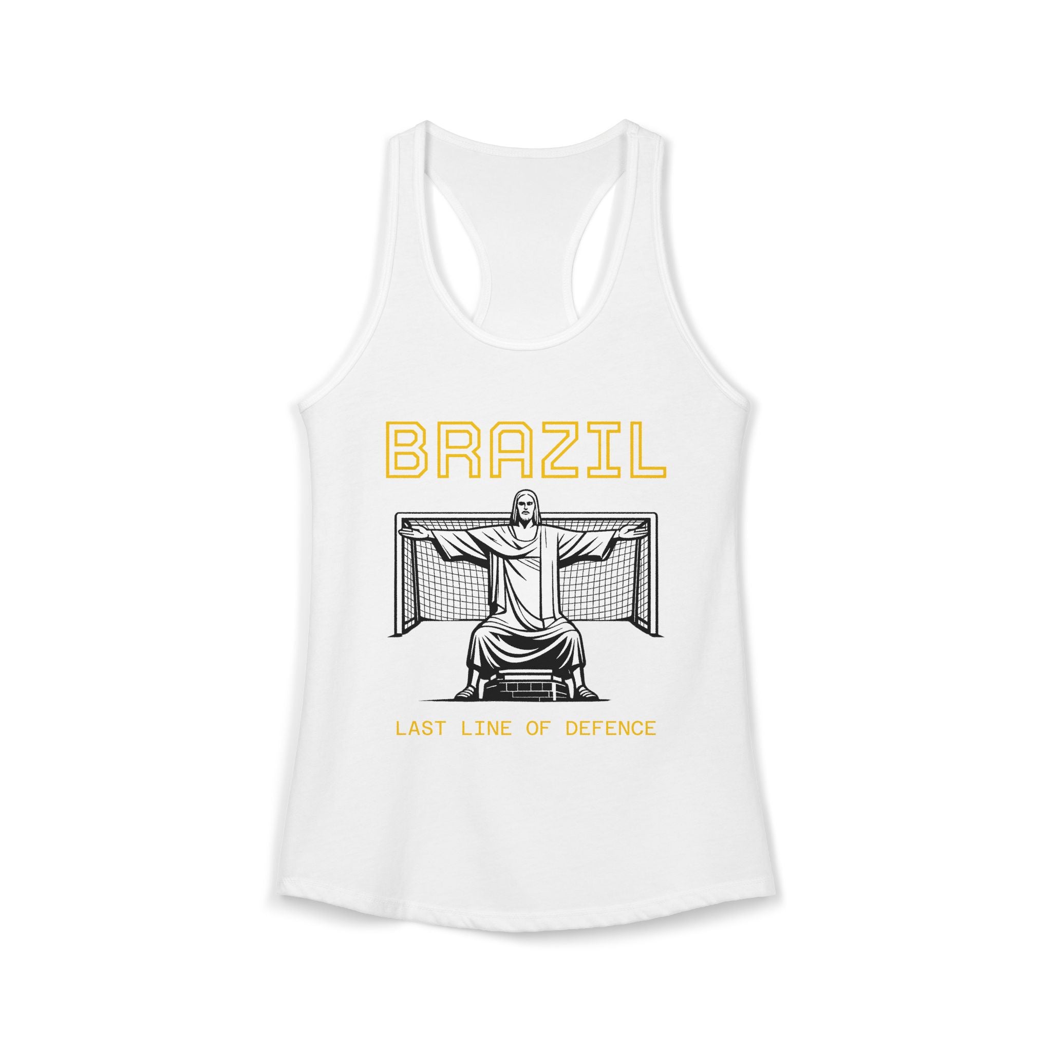 Brazil Christ the Redeemer Women's Racerback Tank