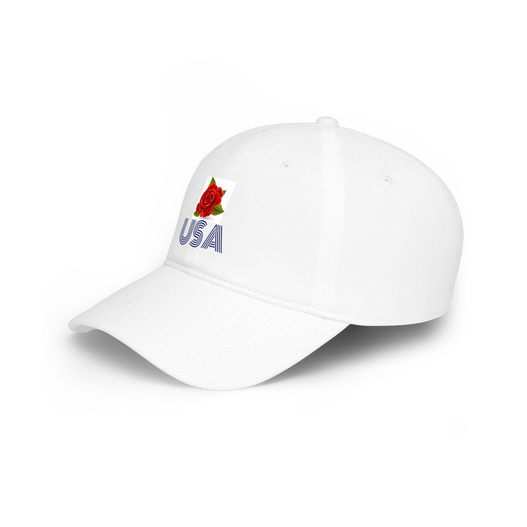USA Rose Baseball Cap